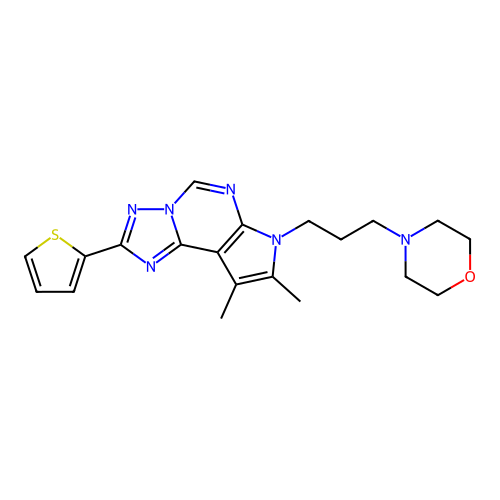 C20H24N6OS structure