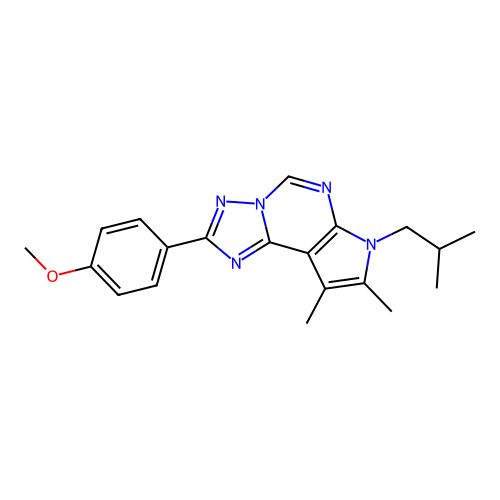 C20H23N5O structure
