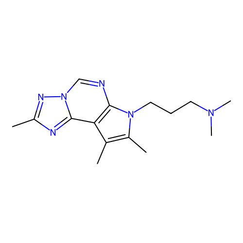 C15H22N6 structure