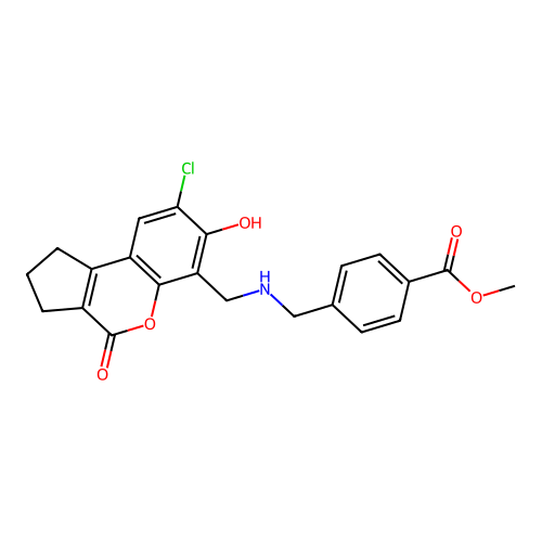 C22H20ClNO5 structure