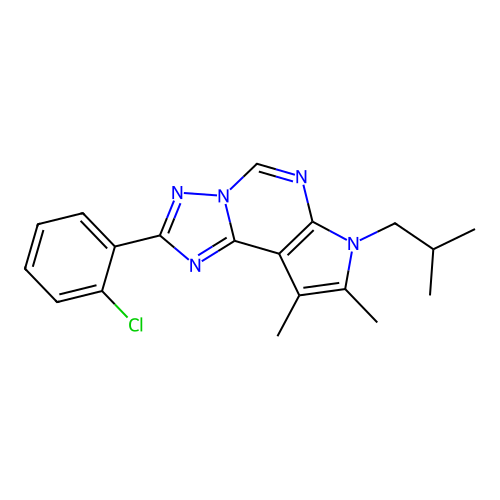 C19H20ClN5 structure