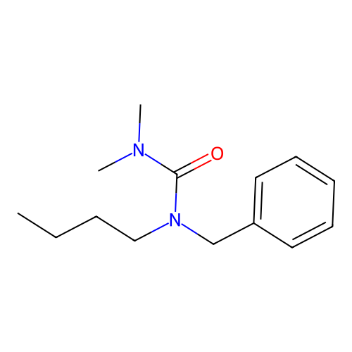1-Benzyl-1-butyl-3,3-dimethylurea structure