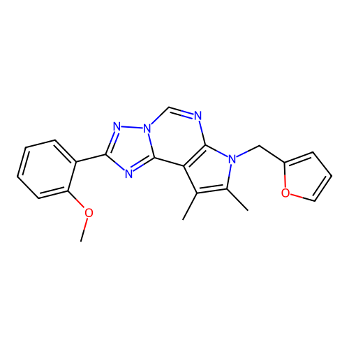 C21H19N5O2 structure
