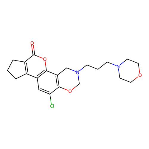 C21H25ClN2O4 structure