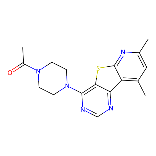 C17H19N5OS structure