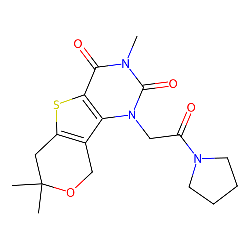 C18H23N3O4S structure