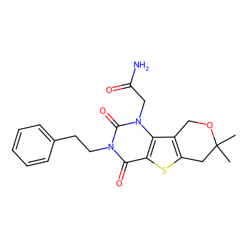 C21H23N3O4S structure
