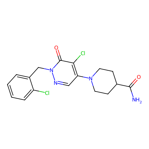 C17H18Cl2N4O2 structure