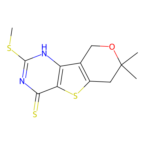 C12H14N2OS3 structure