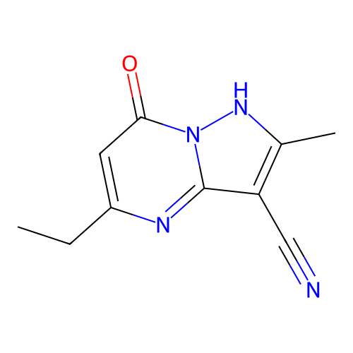 5-Ethyl-2-Methyl-7-Oxo-4,7-Dihydropyrazolo[1,5-A]pyrimidine-3-Carbonitrile structure