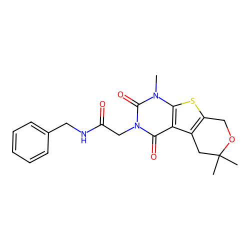C21H23N3O4S structure