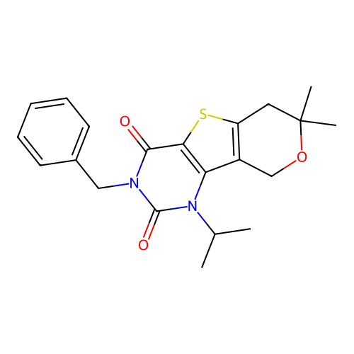 C21H24N2O3S structure