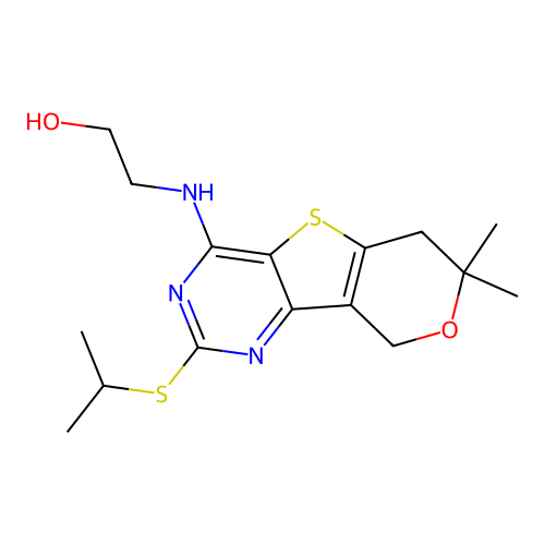 C16H23N3O2S2 structure