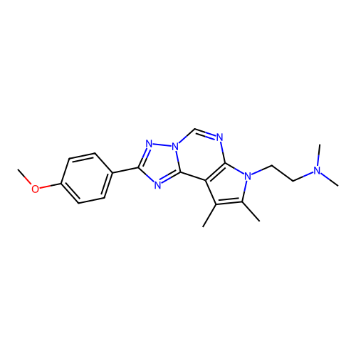 C20H24N6O structure