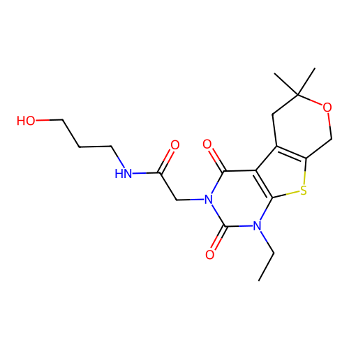 C18H25N3O5S structure