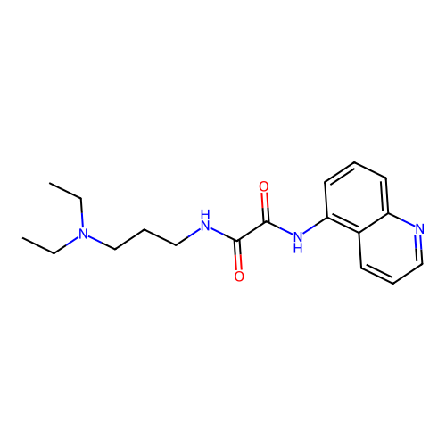 N-[3-(diethylamino)propyl]-N'-(quinolin-5-yl)ethanediamide structure