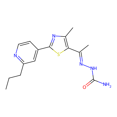 C15H19N5OS structure