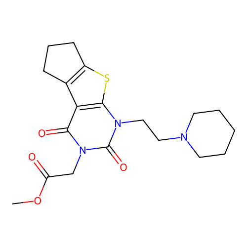 C19H25N3O4S structure
