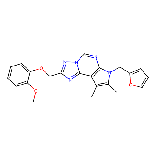 C22H21N5O3 structure