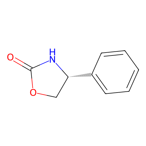 (4R)-4-phenyl-1,3-oxazolidin-2-one structure