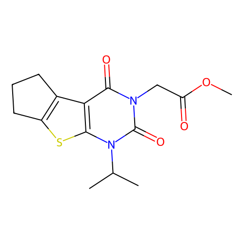 C15H18N2O4S structure
