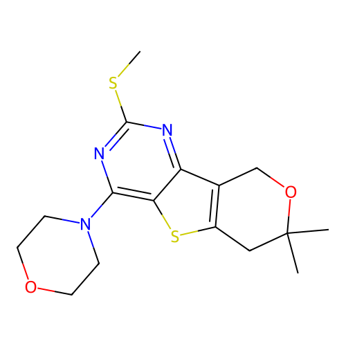 C16H21N3O2S2 structure