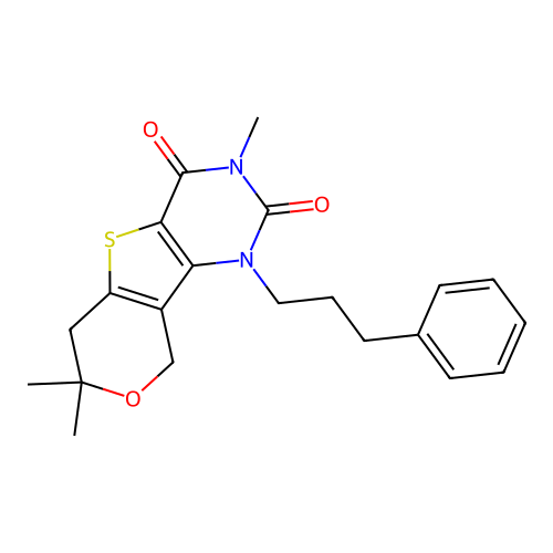C21H24N2O3S structure