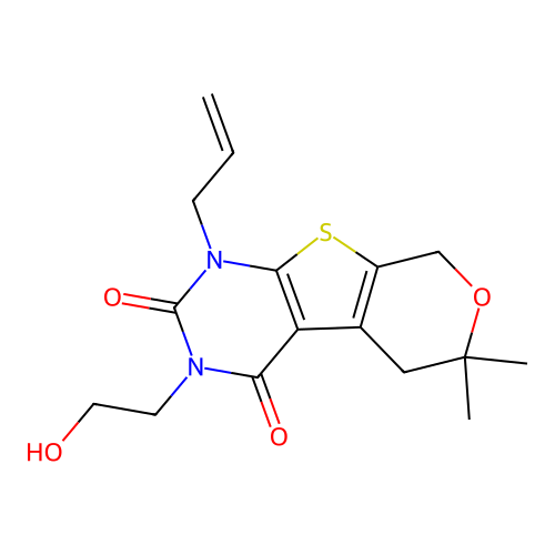 C16H20N2O4S structure