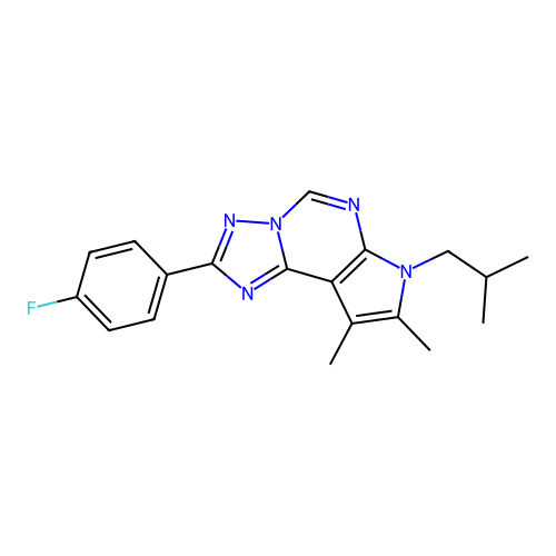 C19H20FN5 structure