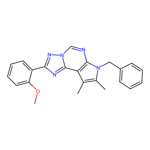 C23H21N5O structure