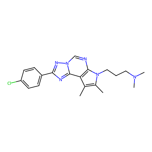 C20H23ClN6 structure