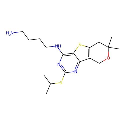 C18H28N4OS2 structure