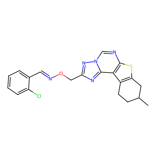 C20H18ClN5OS structure