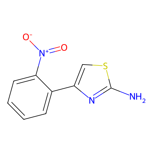 4-(2-Nitrophenyl)thiazole-2-amine structure