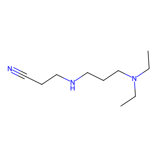 3-([3-(二乙氨基)丙基]氨基)丙腈 structure