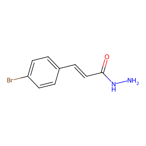 3-(4-溴苯基)-2-丙烯酸酰肼 structure
