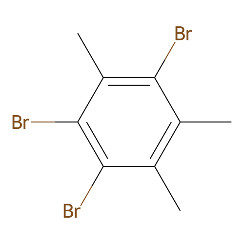 1,2,4-Tribromo-3,5,6-trimethylbenzene structure