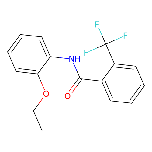 N-(2-ethoxyphenyl)-2-(trifluoromethyl)benzamide structure