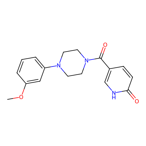 5-[4-(3-Methoxyphenyl)piperazine-1-carbonyl]pyridin-2-ol structure