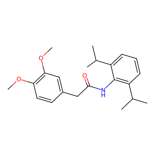 N-(2,6-diisopropylphenyl)-2-(3,4-dimethoxyphenyl)acetamide structure