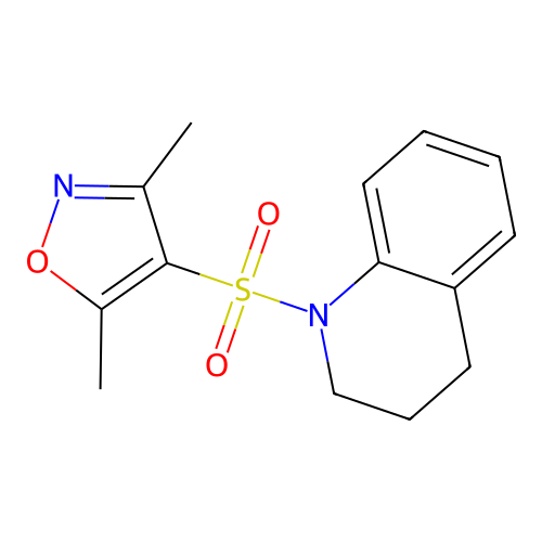 1-[(3,5-Dimethyl-1,2-oxazol-4-yl)sulfonyl]-1,2,3,4-tetrahydroquinoline structure