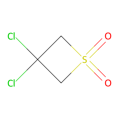 3,3-Dichlorothietane 1,1-dioxide structure
