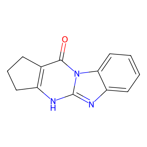 2,3-Dihydro-1H-cyclopenta[4,5]pyrimido[1,2-a]benzimidazol-11-ol structure