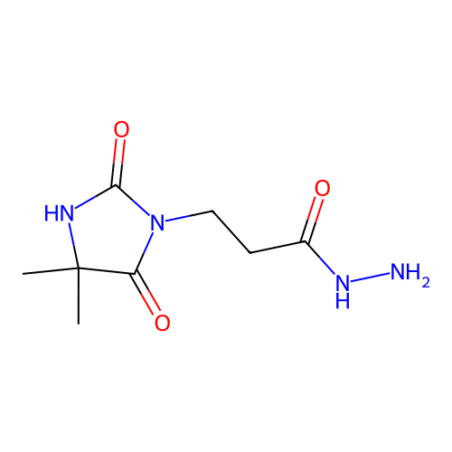 3-(4,4-Dimethyl-2,5-dioxoimidazolidin-1-yl)propanehydrazide structure