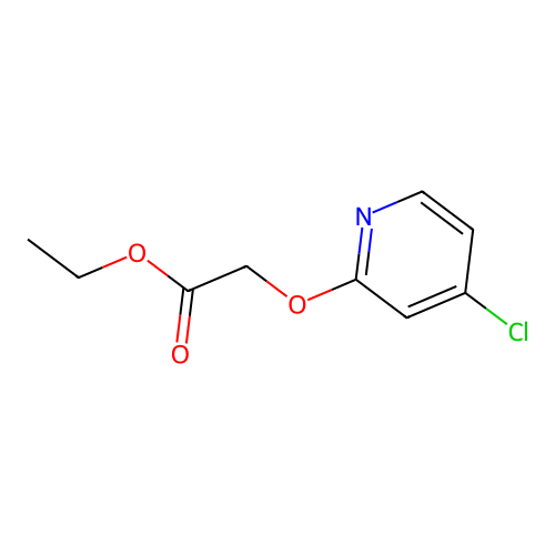 Ethyl 2-((4-chloropyridin-2-yl)oxy)acetate structure