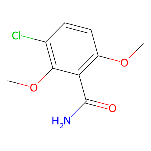 3-Chloro-2,6-dimethoxybenzamide structure