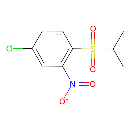 4-Chloro-2-nitro-1-(propane-2-sulfonyl)benzene structure