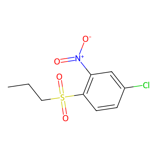 4-Chloro-2-nitro-1-(propylsulfonyl)benzene structure