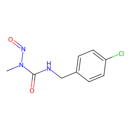 N'-[(4-Chlorophenyl)methyl]-N-methyl-N-nitrosourea structure