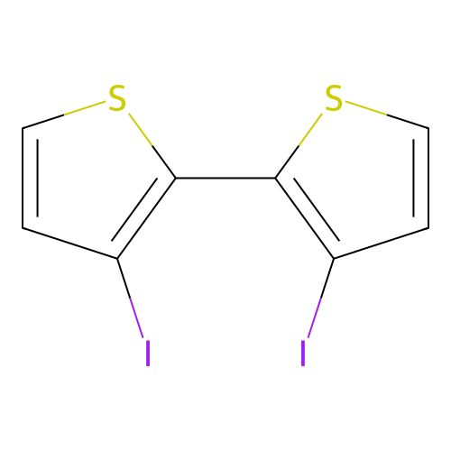 3,3'-Diiodo-2,2'-bithiophene structure